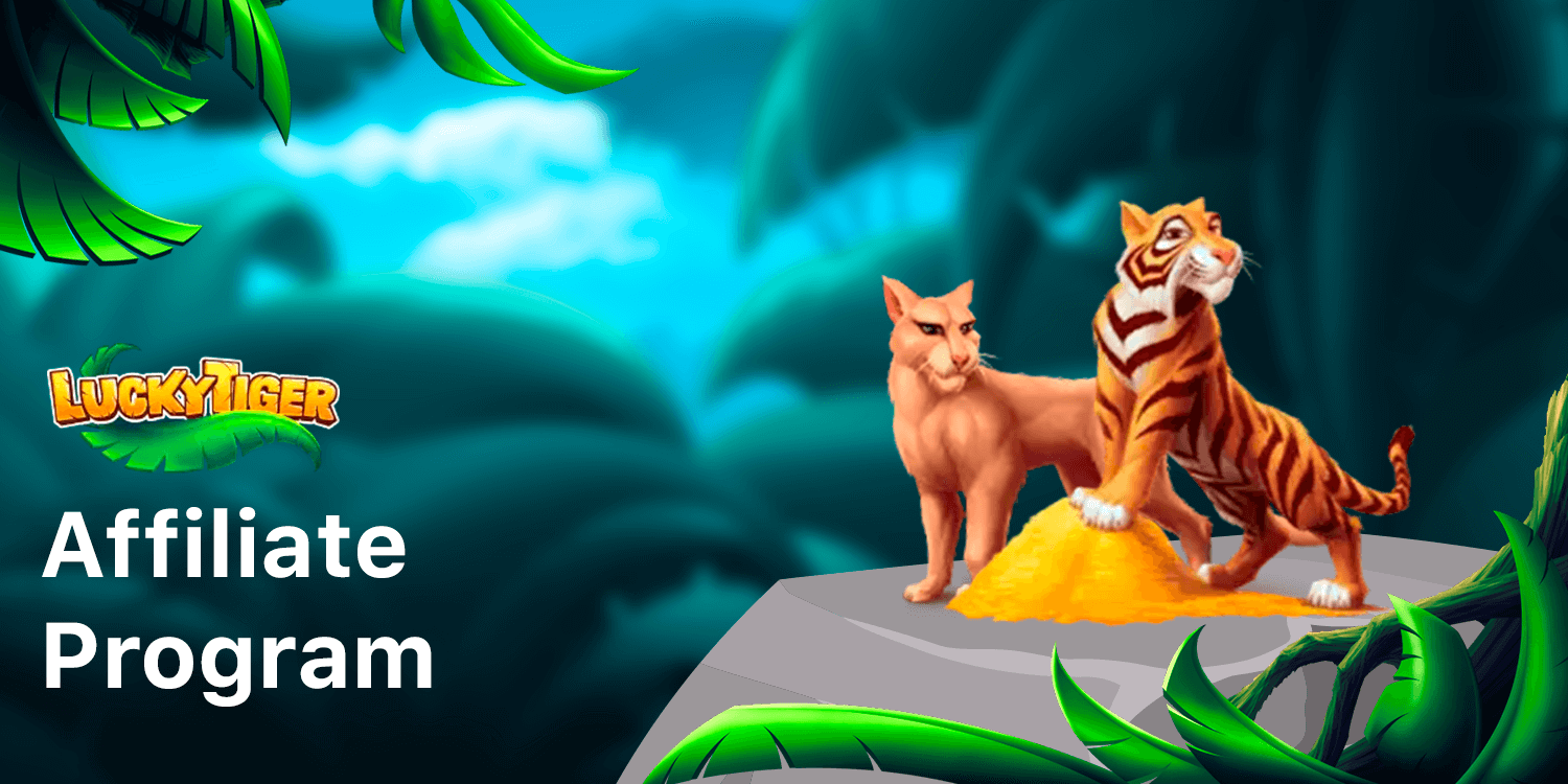 Lucky Tiger Casino Offers The Affiliate Program to the active customers