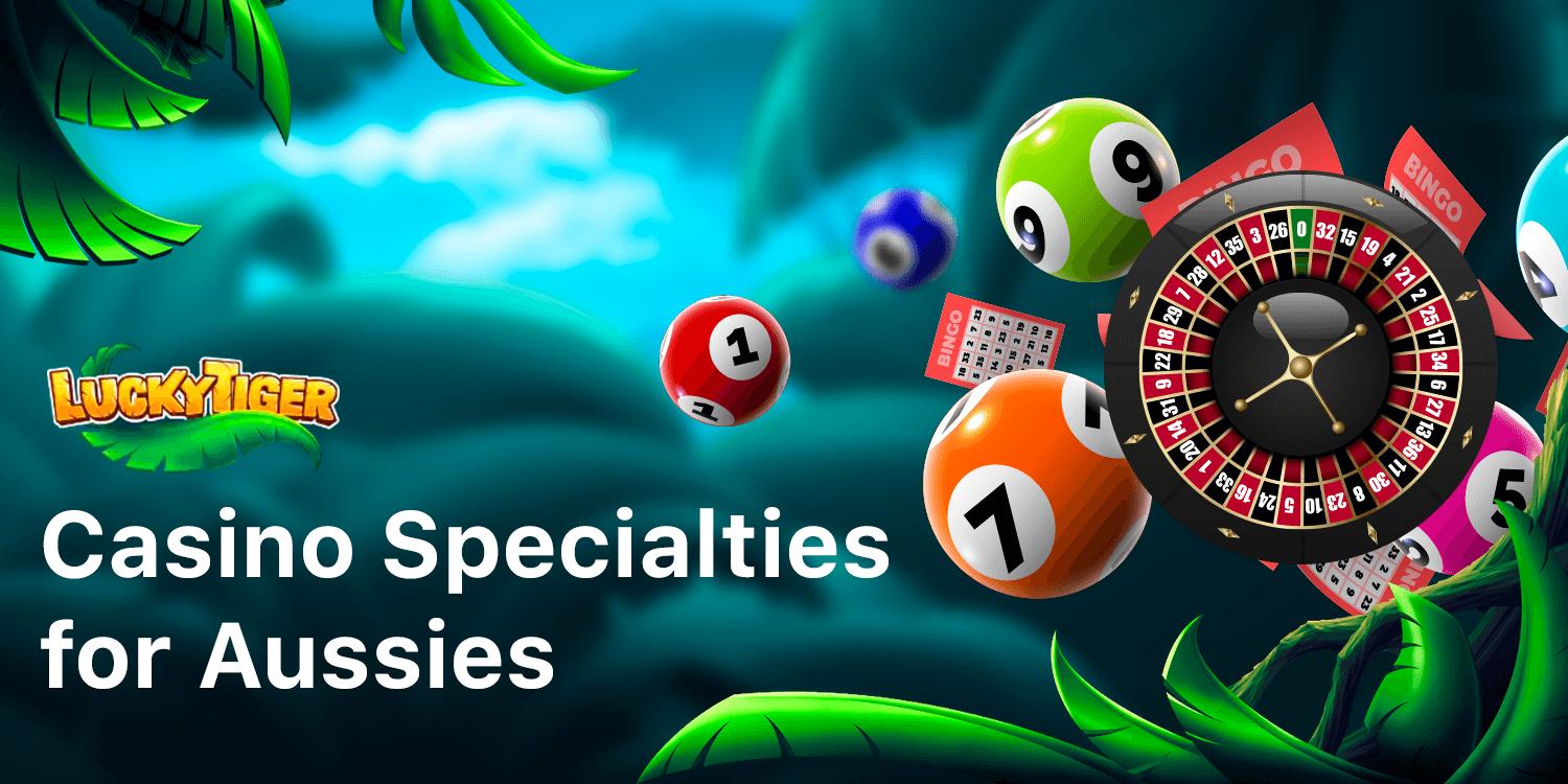 Lucky Tiger presents speciality games: shooting games, keno, table games and more