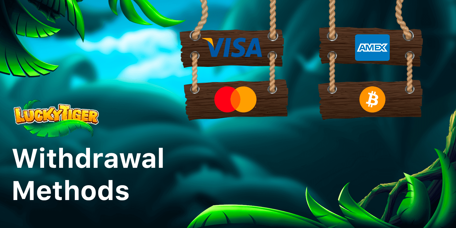 Withdrawal methods at Lucky Tiger Casino as cnvenient as deposit methods and lasts up to 10 working days